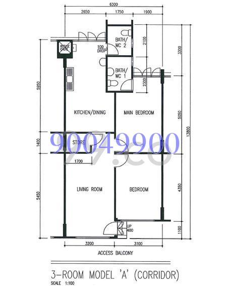 Blk 169 Bukit Batok West Avenue 8 (Bukit Batok), HDB 3 Rooms #155422442